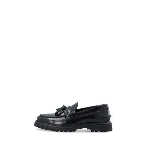Bianco BIAGil Tassel Loafers, Black, 45