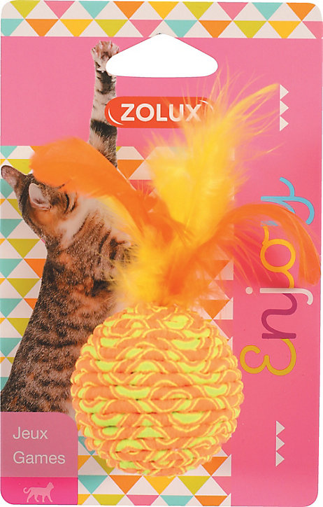 Jouet pour chat balle colorée