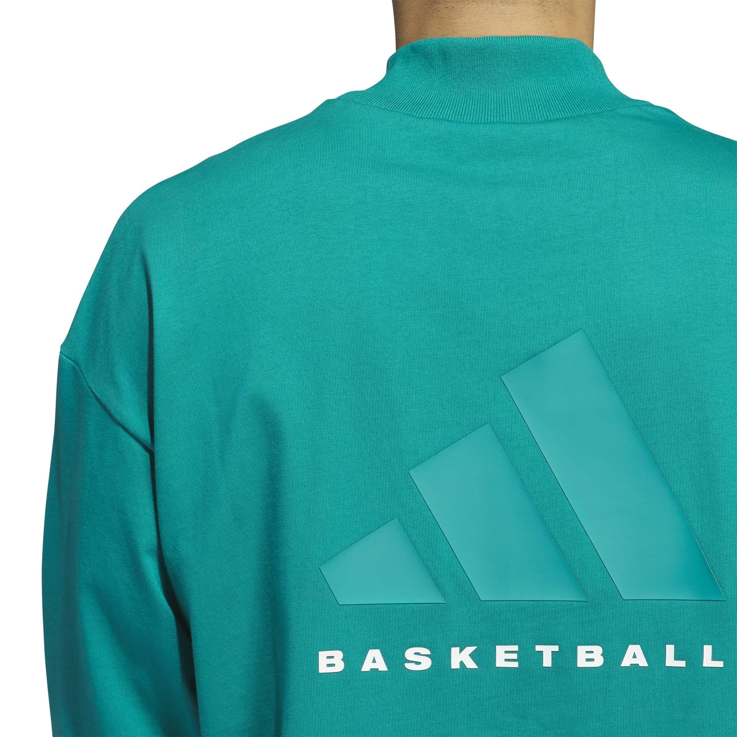 adidas Basketball Long Sleeve Tee T Shirt Mens