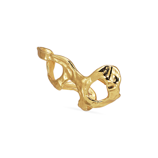 Jane Kønig Space Ear Cuff, Gold Plated-Right