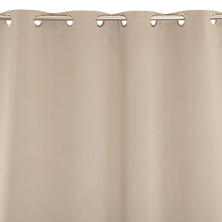 Rideau occultant Sky L.240 x L.135 cm marron taupe JBY Creation