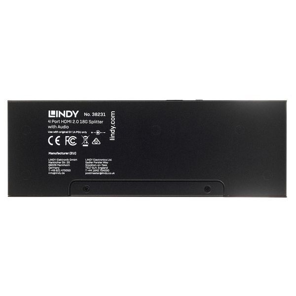 Lindy 4 Port HDMI 18G Splitter
