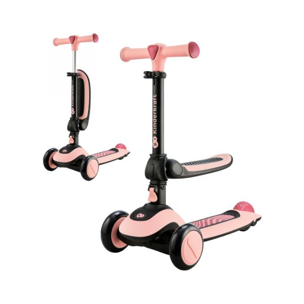 Kinderkraft Halley Trotinete Tri-Scooter Rosa
