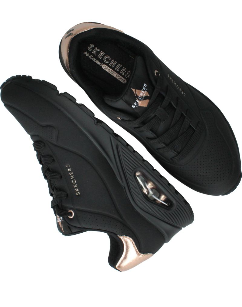 Skechers Uno Golden Air Sneakers Zwart Dames
