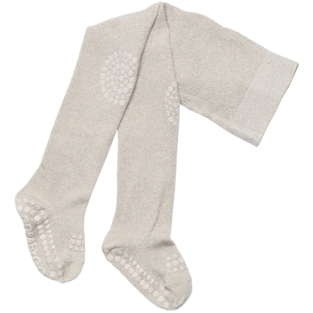 Køb Gobabygo Ivory glitter (Buttercream) Crawling Tights Glitter Bambus