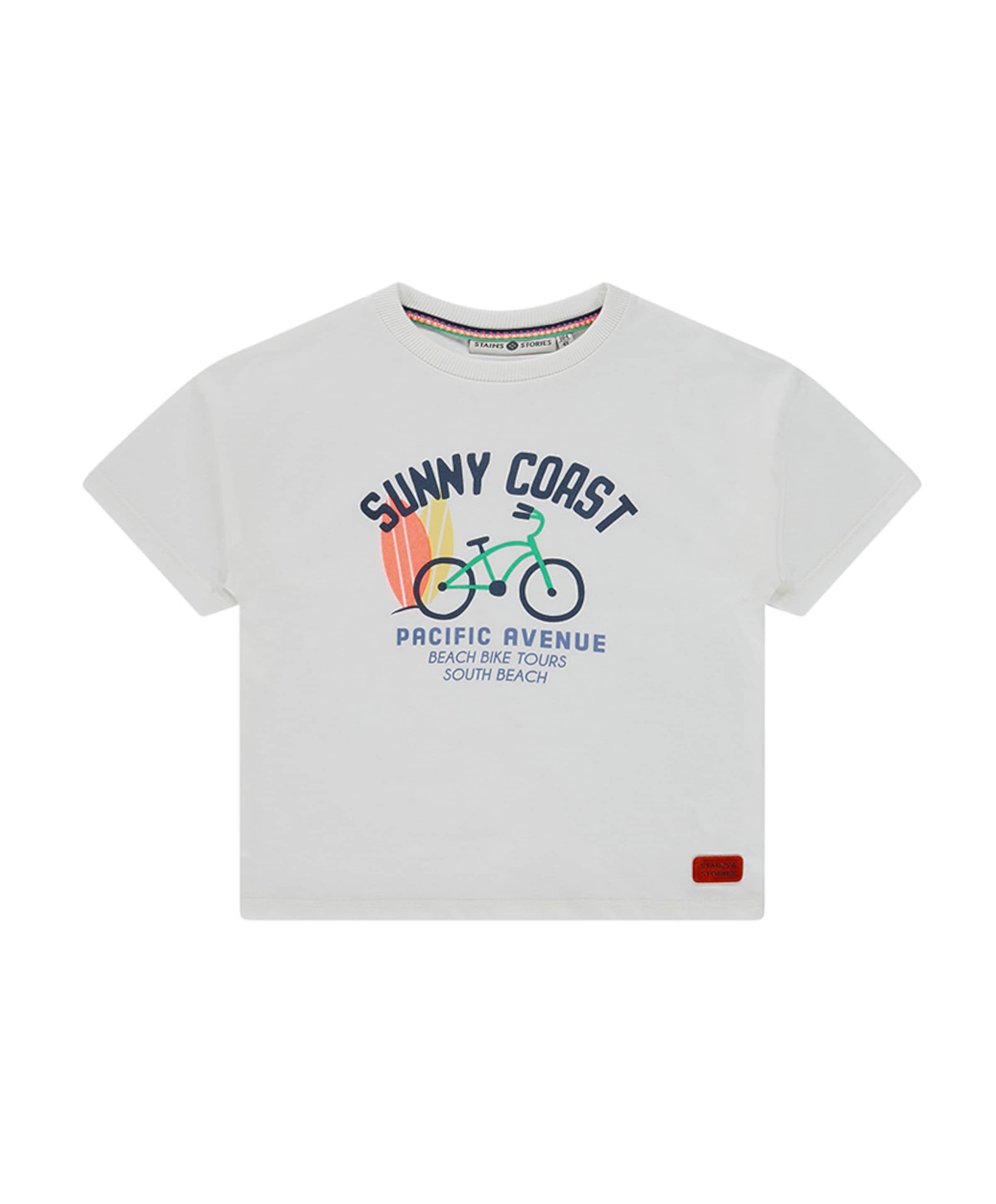 Stains & Stories Jongens T-shirt wit