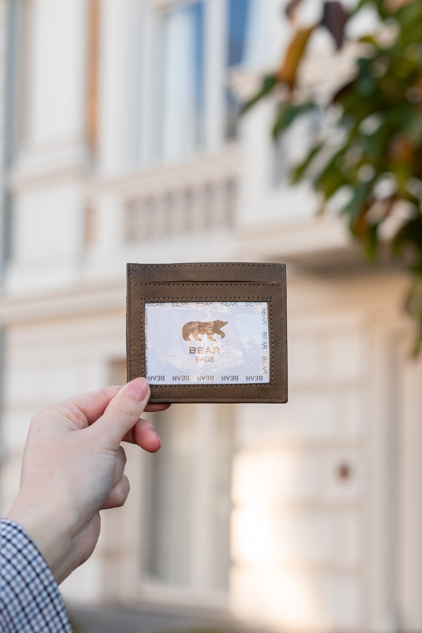 Pasjeshouder 'Maikel' taupe - CP 5053 Taupe
