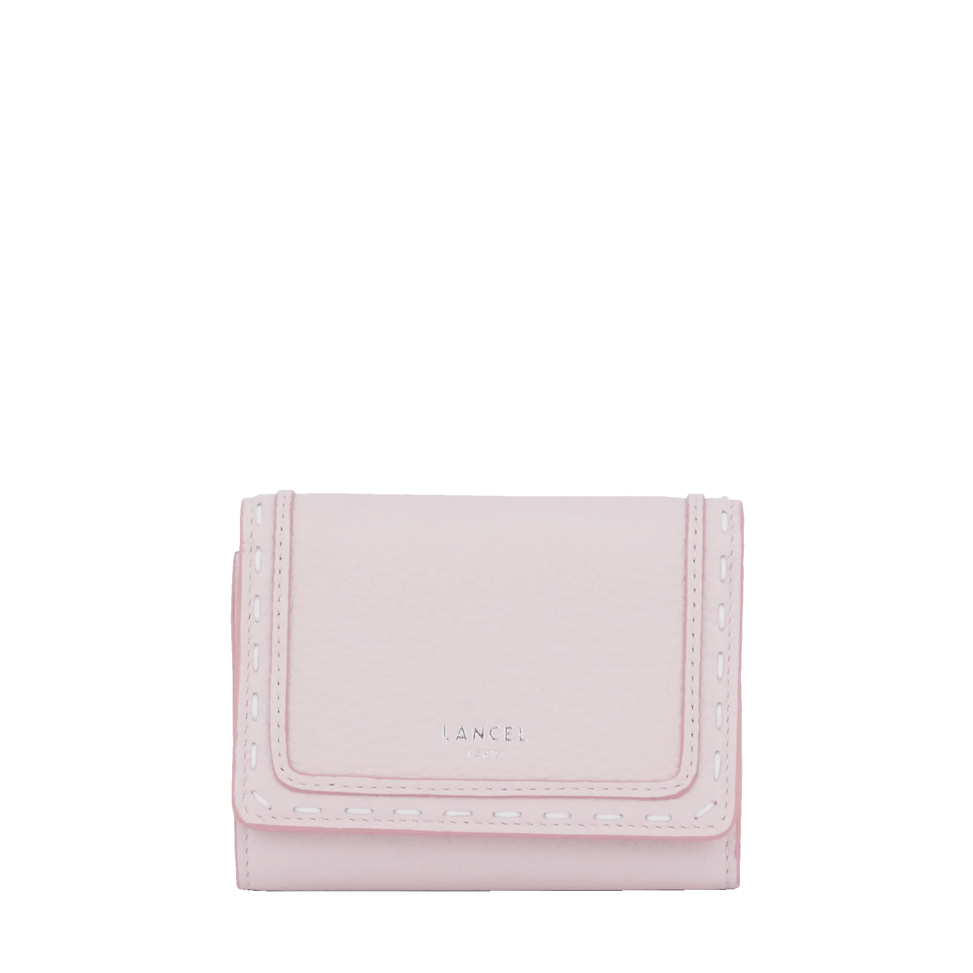 Portefeuille compact medium rabat Premier Flirt de Lancel-Rose dragee