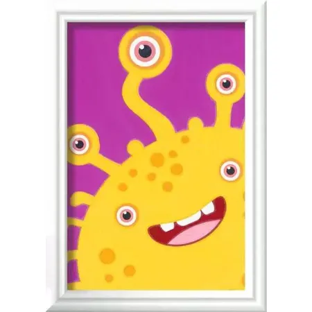 Ravensburger CreArt Gelbes Monster - Malen nach Zahlen für Kinder ab 7 Jahren