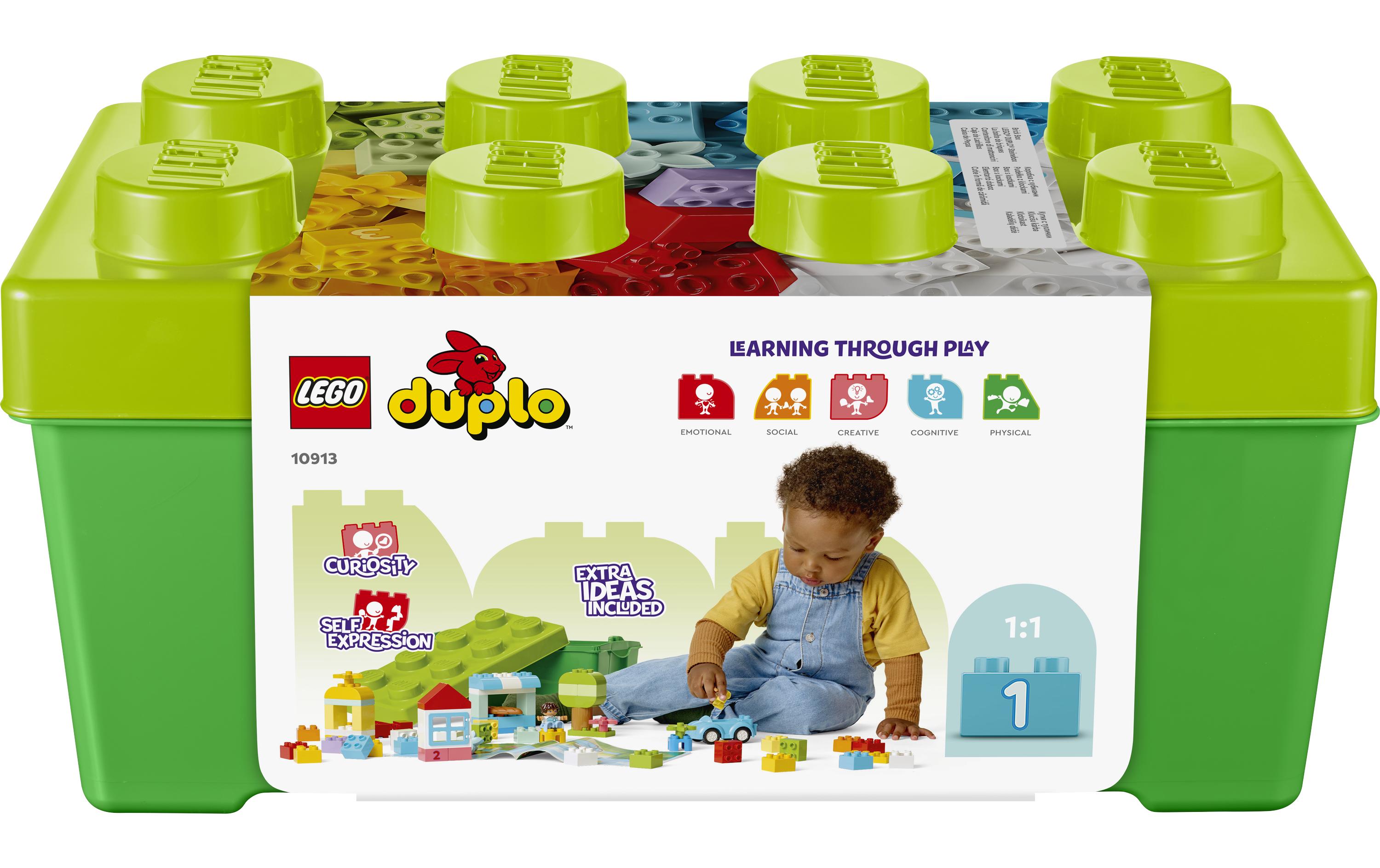 DUPLO® Steinebox 10913Bausteine-Set in stabiler Aufbewahrungsbox