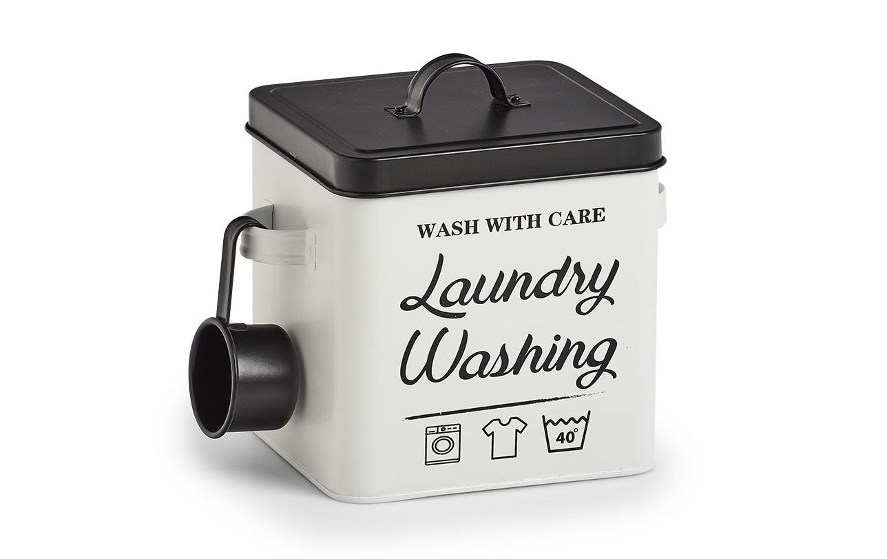 Waschmittelbox Laundry 7 l, WeissAufbewahrungsbox für Waschmittel