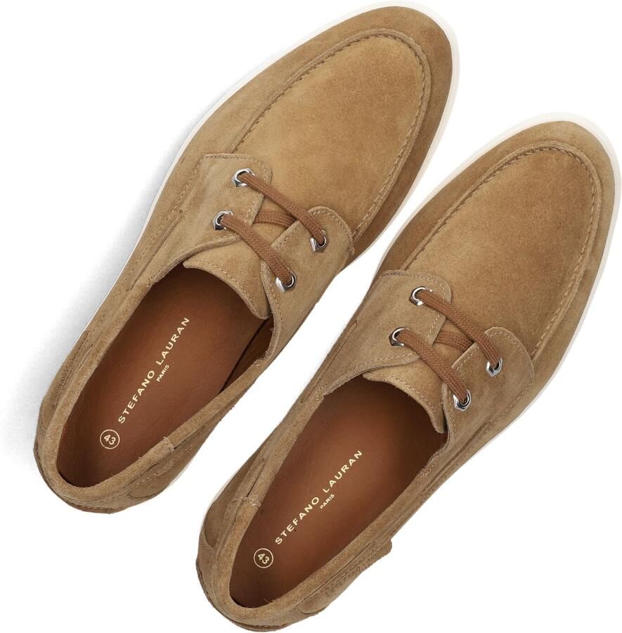 STEFANO LAURAN Veterschoenen Heren Star 11 Maat: 44 Materiaal: Suède Kleur: Camel