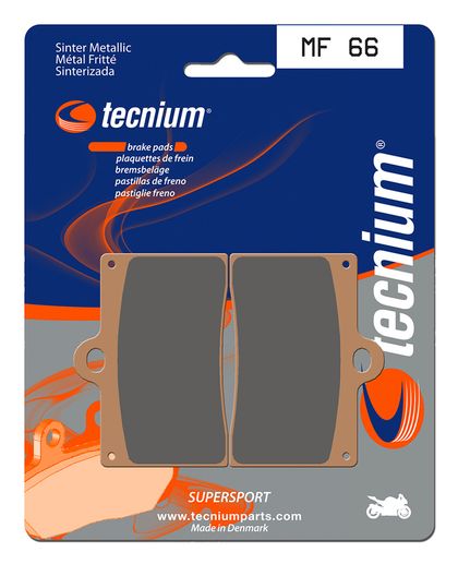 Plaquettes de freins Tecnium Performance métal fritté - MF66