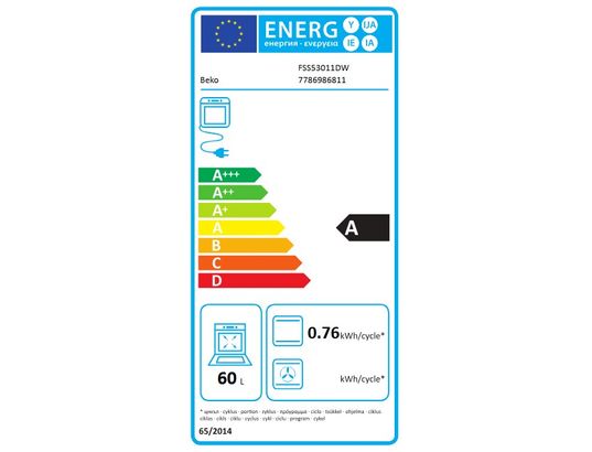 BEKO - Cuisiniere mixte FSS53011DW