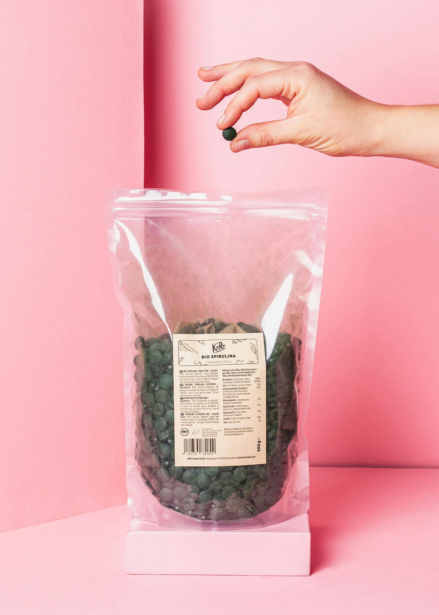Bio Spirulina Tabletten 500 g