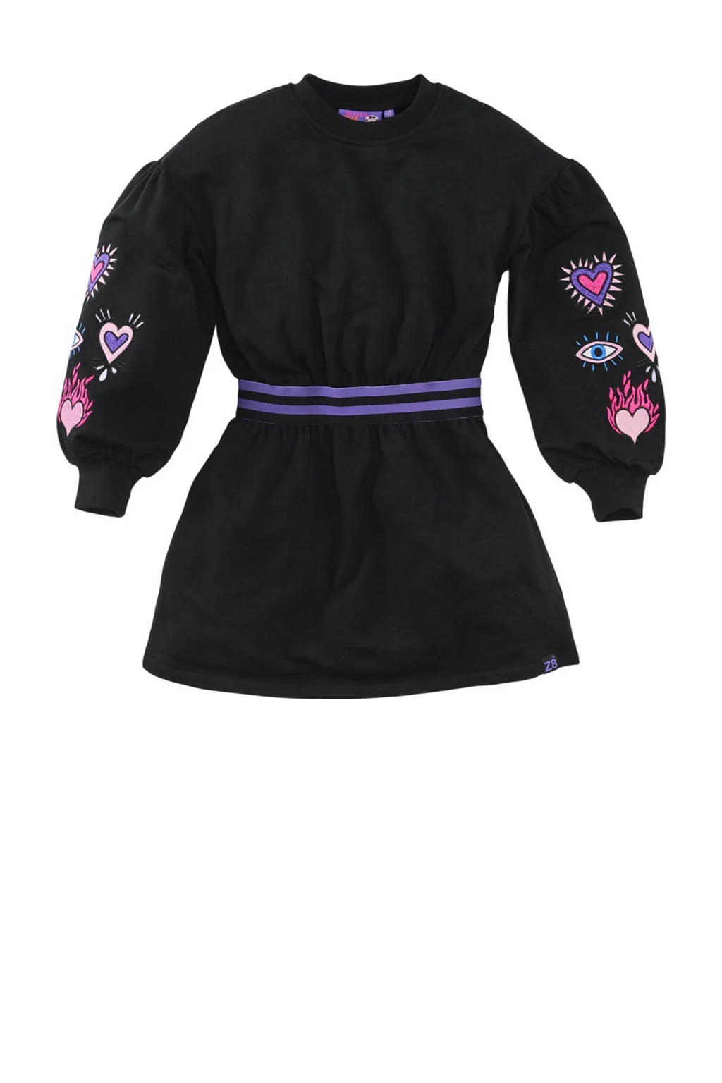 Z8 kids jurk Frozan donkerblauw