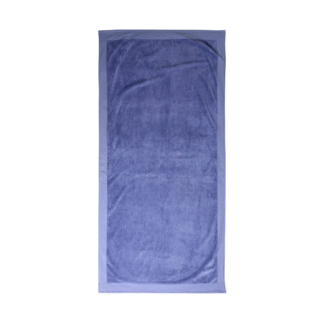 Mooi strandlaken!strandlaken Edge (blauw) (200x100 cm)