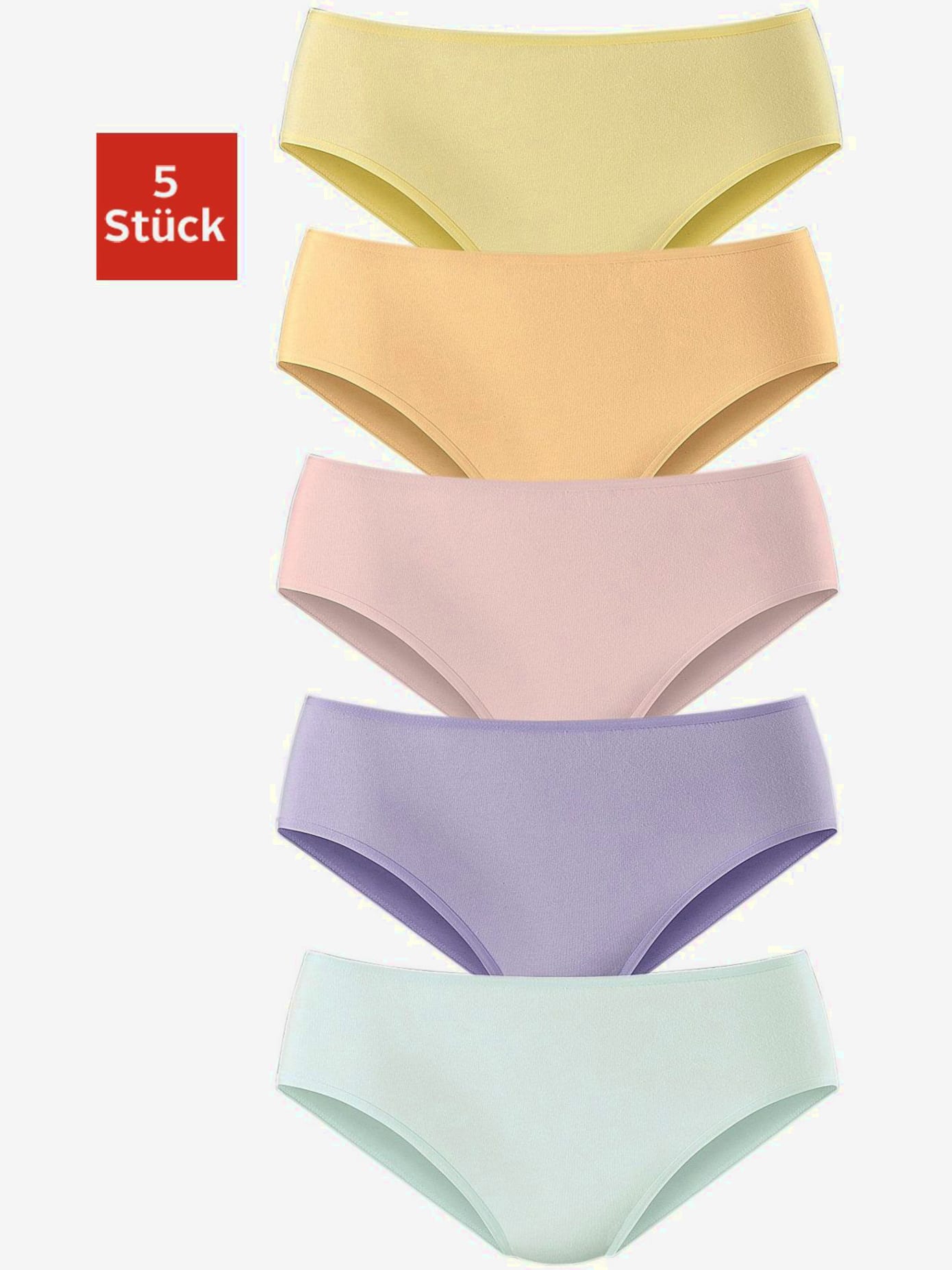 Slips jazz lot de 5 panties pratique