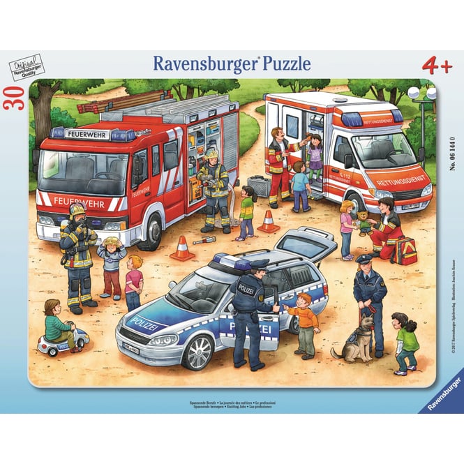 Rahmenpuzzle - Spannende Berufe - 30 Teile - Ravensburger