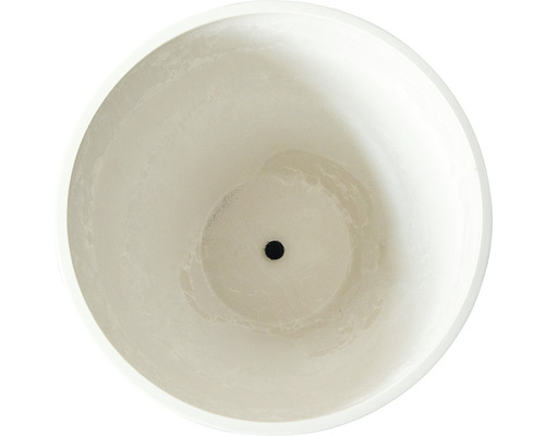 Lafiora plantenbak, kunststeen, Ø 35 cm, H 29 cm, witte steen