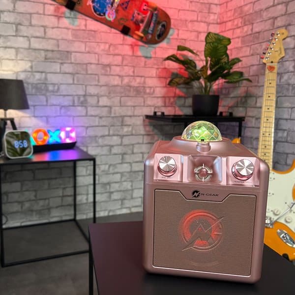 N-Gear Disco Star 710 karaokehøjttaler med Bluetooth og laserlysshow
