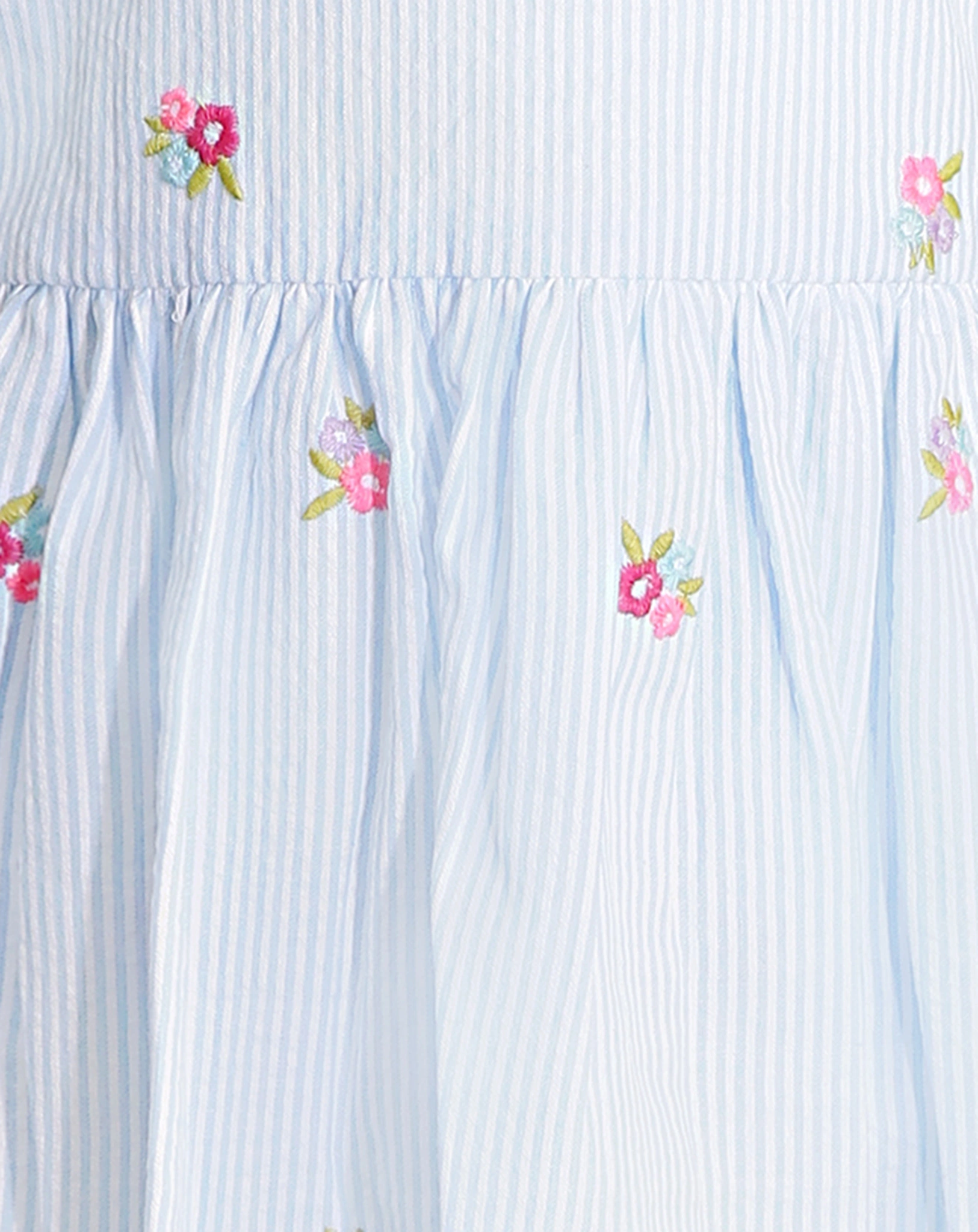 Kurzarmkleid FRÜHLING in light blue