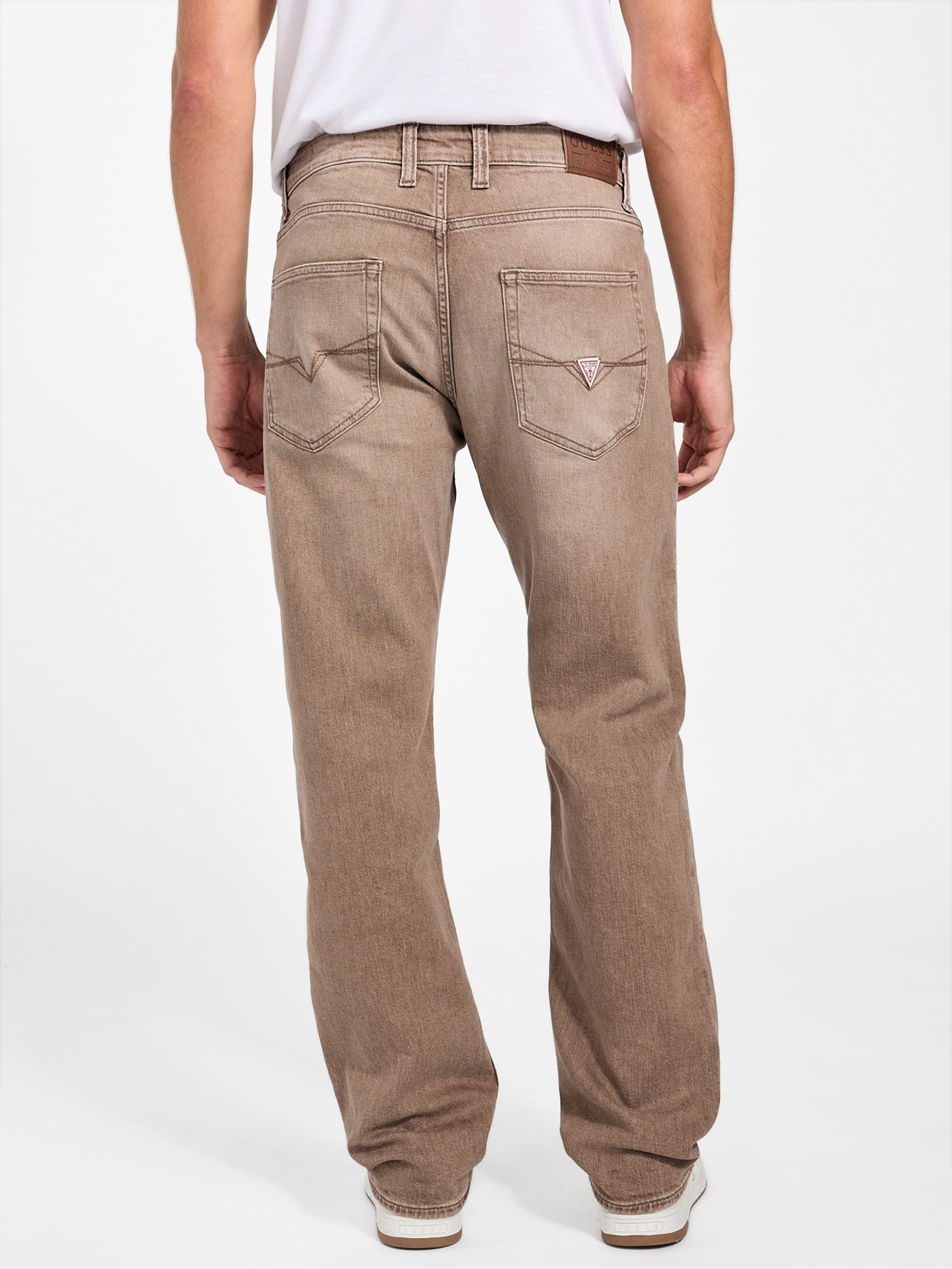 Calça jeans reta Eco Mason de corte regular