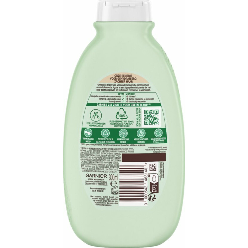 6x Garnier Loving Blends Voedende Amandelmelk Shampoo300 ml