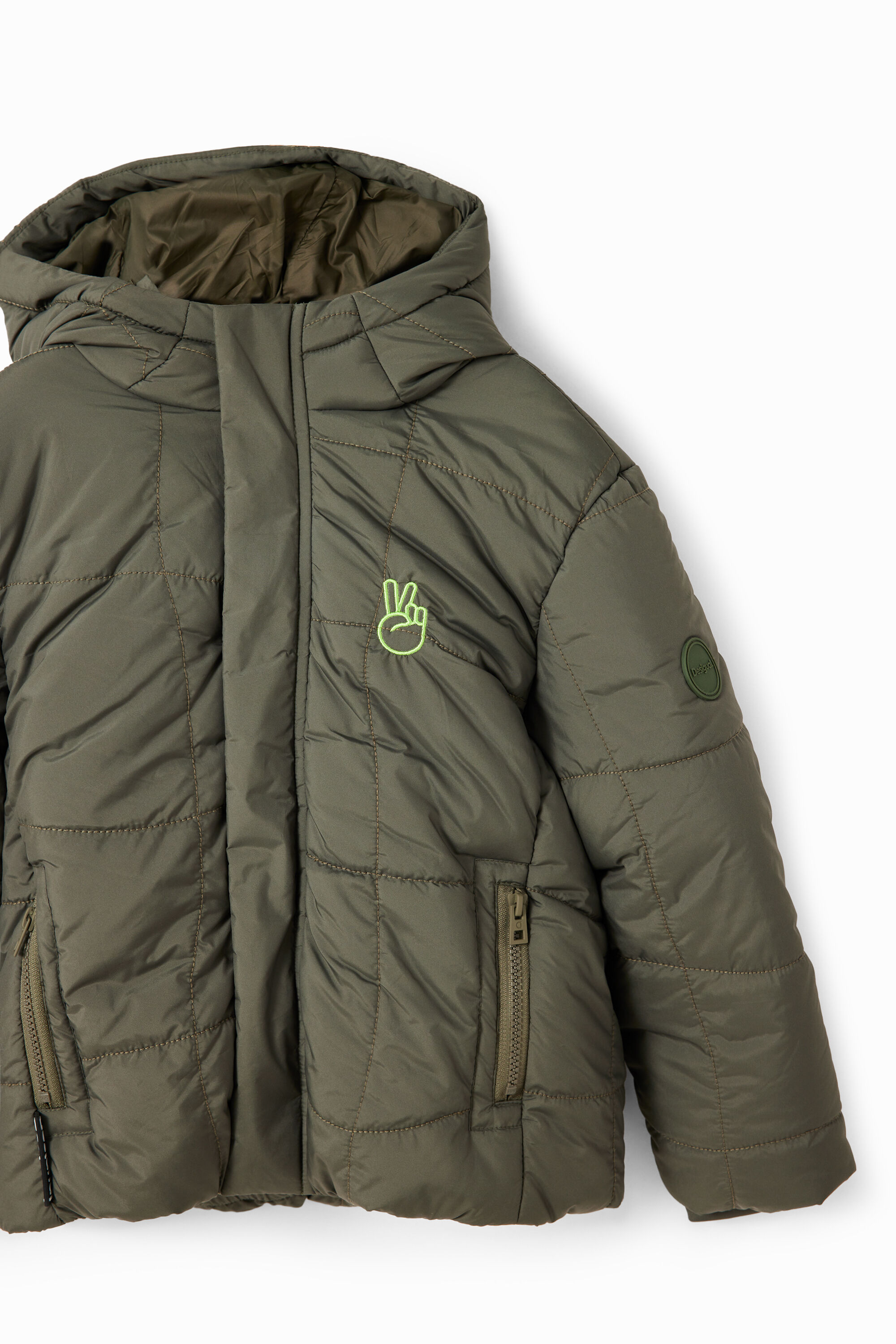Chaqueta acolchada capucha
