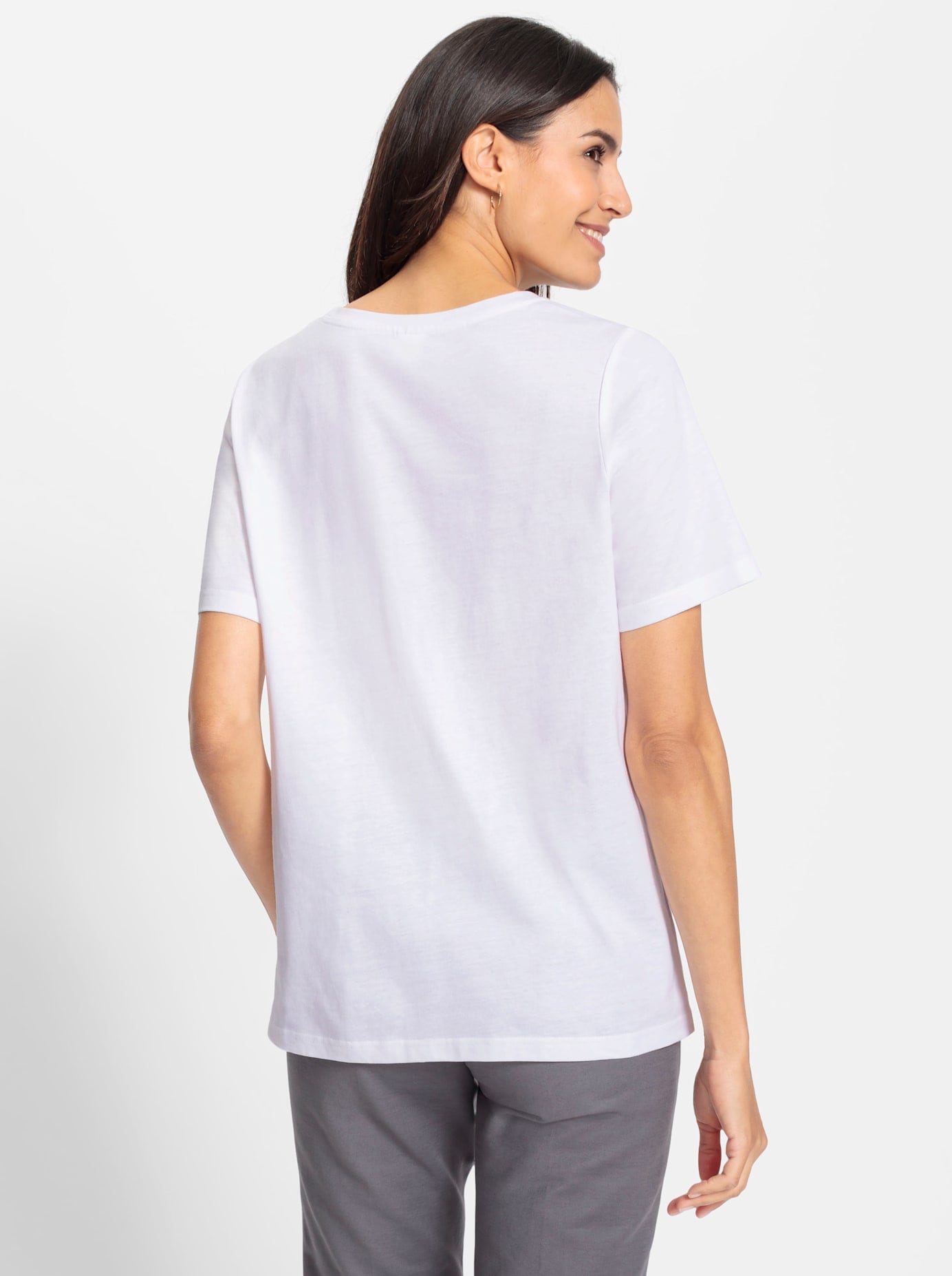 Inspirationen Rundhalsshirt »Kurzarm-Shirt«, 1 Stk.