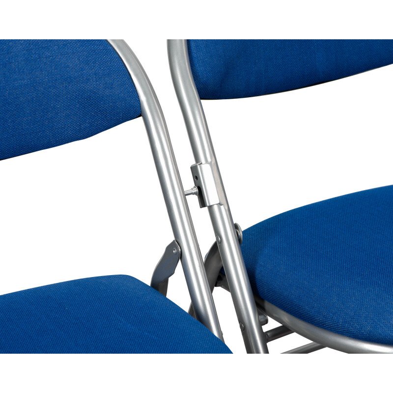 Chaises pliantes SUPER CONFORT - tissu non feu allumette piétement aluminium