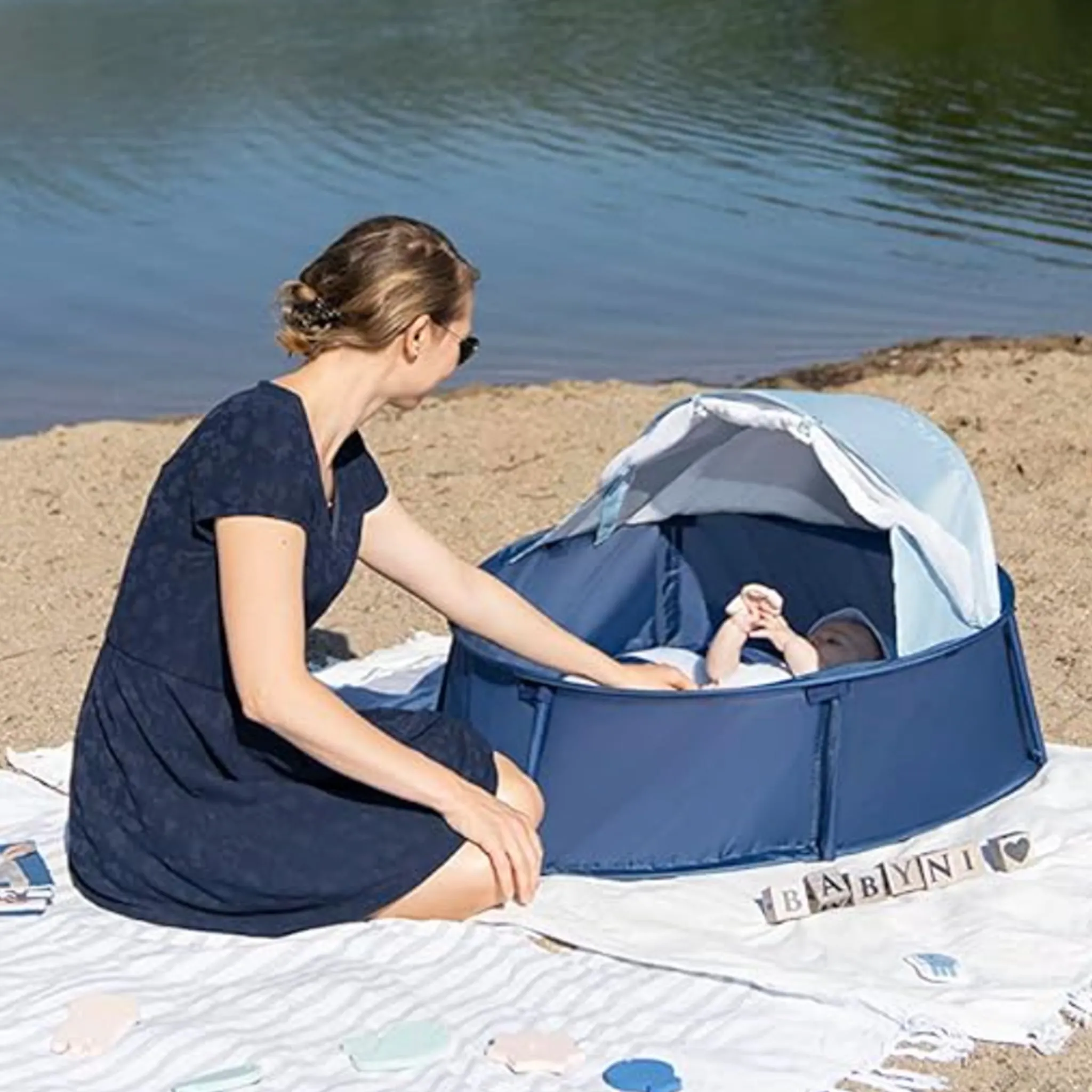 Babymoov Tente Anti-UV  Anti-Moustique Babyni - Marinière