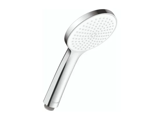 Pommeau de douche DURAVIT Universal 11 cm chromé blanc