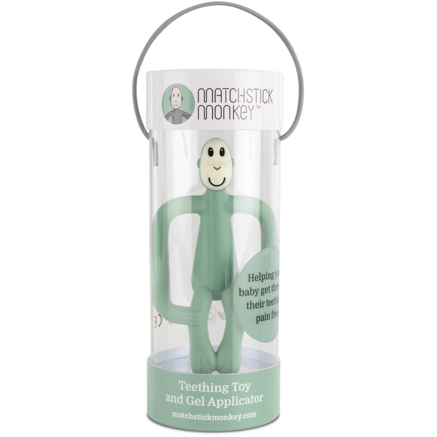 MATCHSTICK MONKEY™ Beißring Affe Original, mintgrün