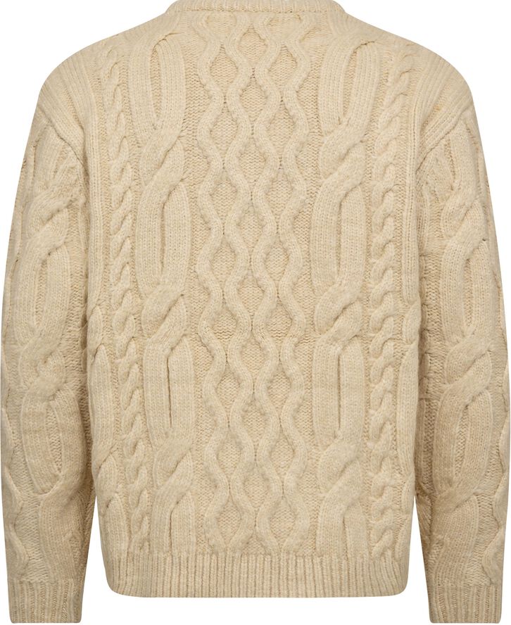 Levi's BATTERY CREWNECK SWEATER PARKS Hvid