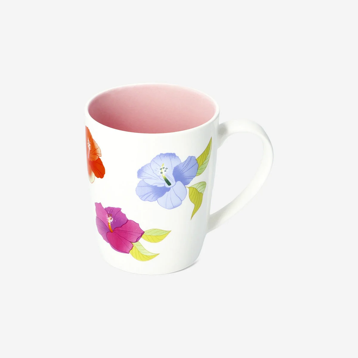 Krus med tropiske blomster - 340 ml