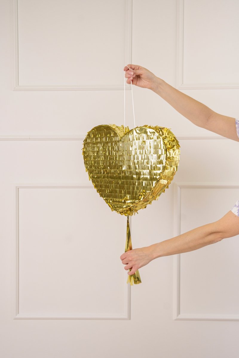 Hart Pinata Goud 36cm