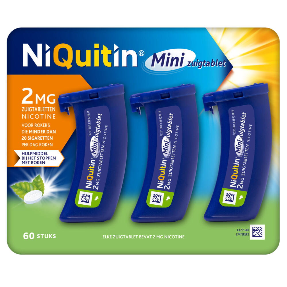 Niquitin Mini Mint 2mg 60 zuigtabletten