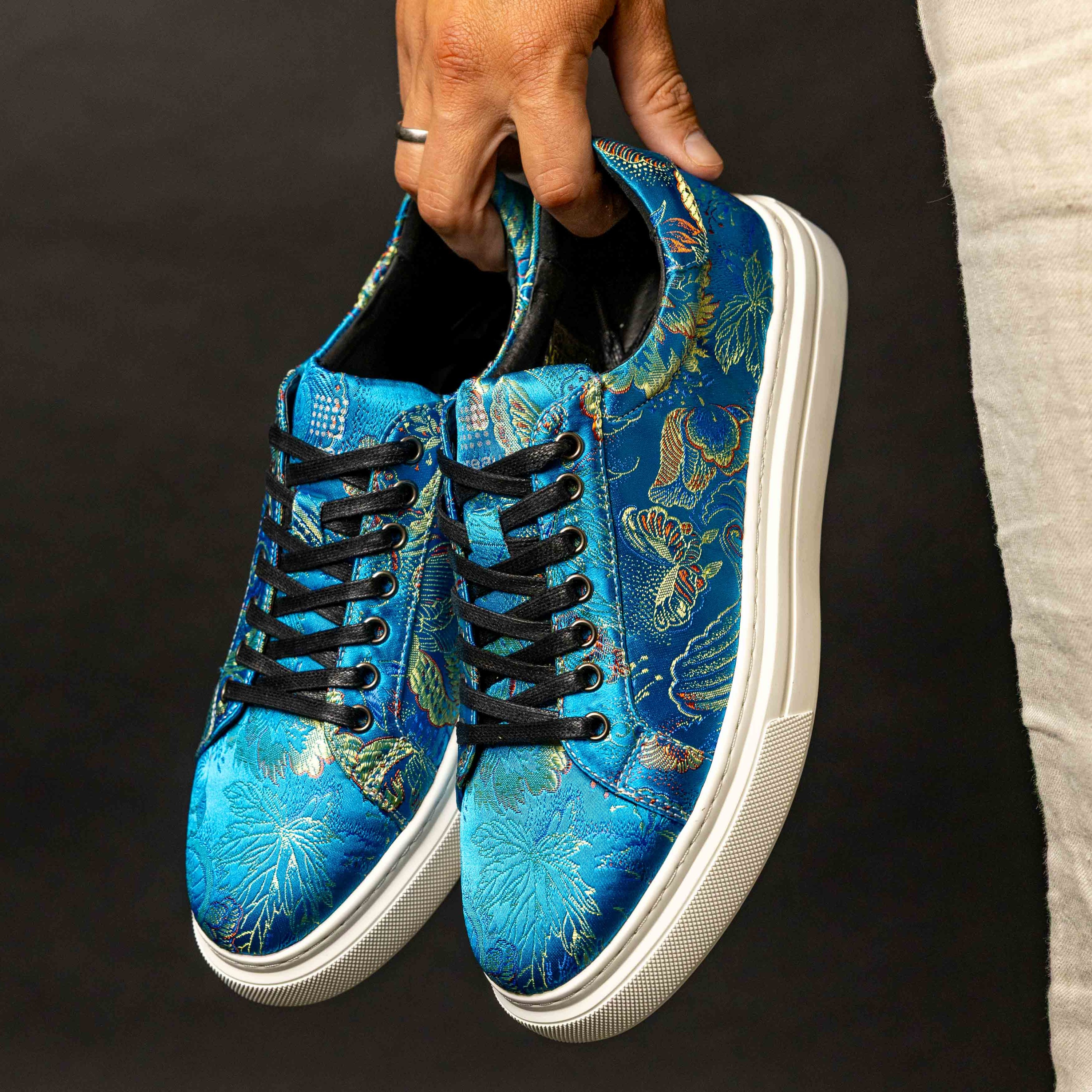 Blue Shadow Sneakers