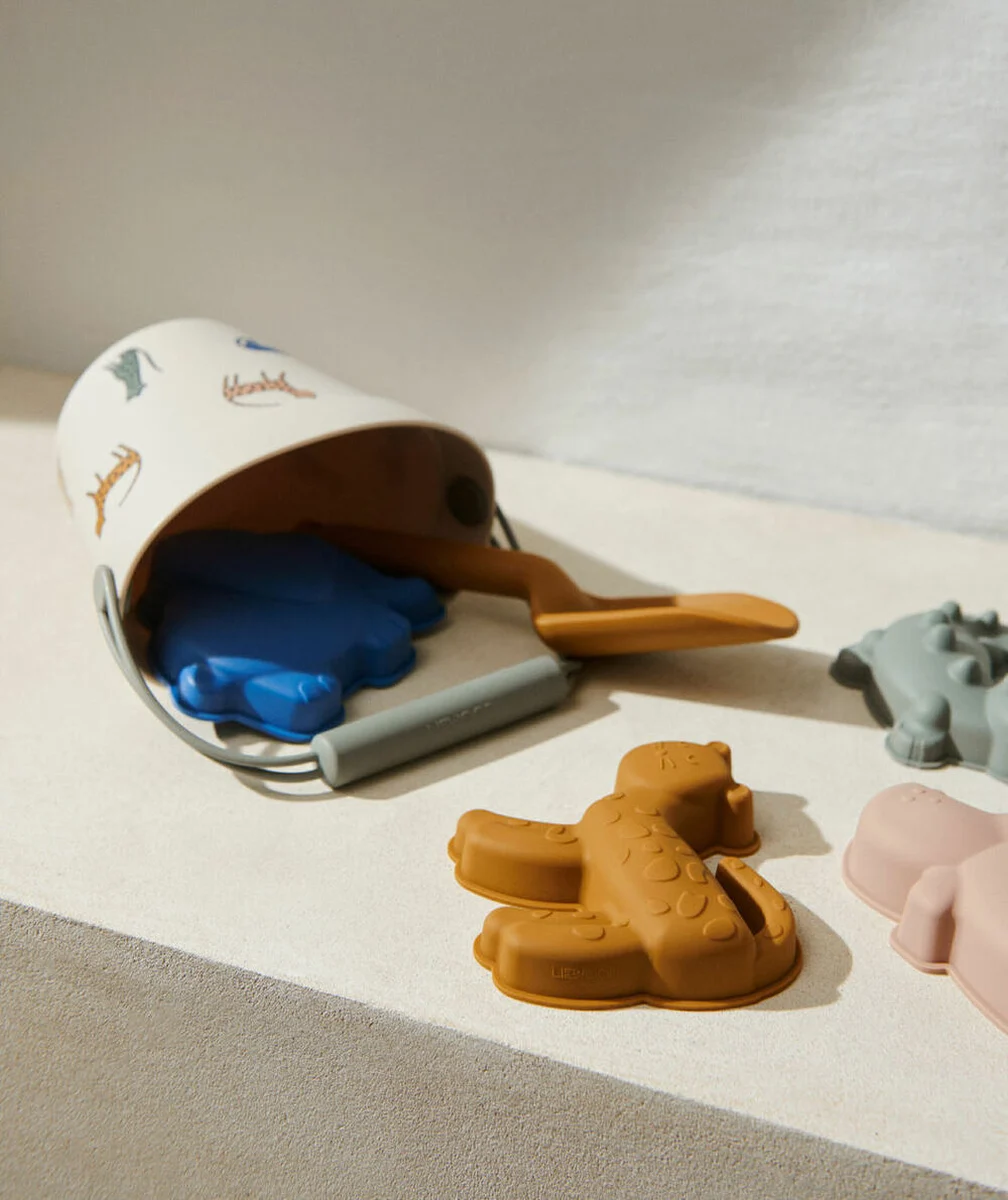 LIEWOODSET DE PLAGE MOTIFS LÉOPARDS COLORÉS ET ANIMAUX