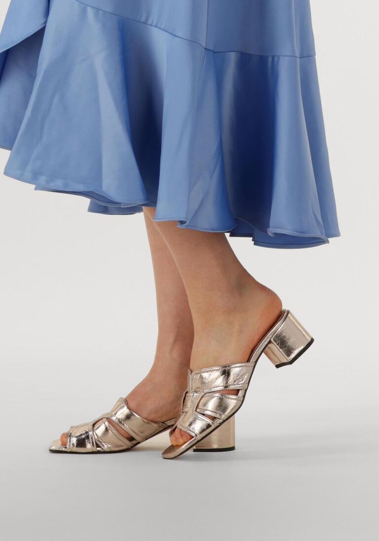 gouden notre-v sandalen met hak 42252/g