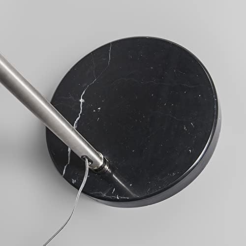 Qazqa - Modern Bogenleuchte I Bogenlampe I Lampe I Leuchte Stahl I Silber I nickel matt Stoffschirm weiß 45 cm - XXL I Wohnzimmer - Stahl Länglich - LED geeignet E27