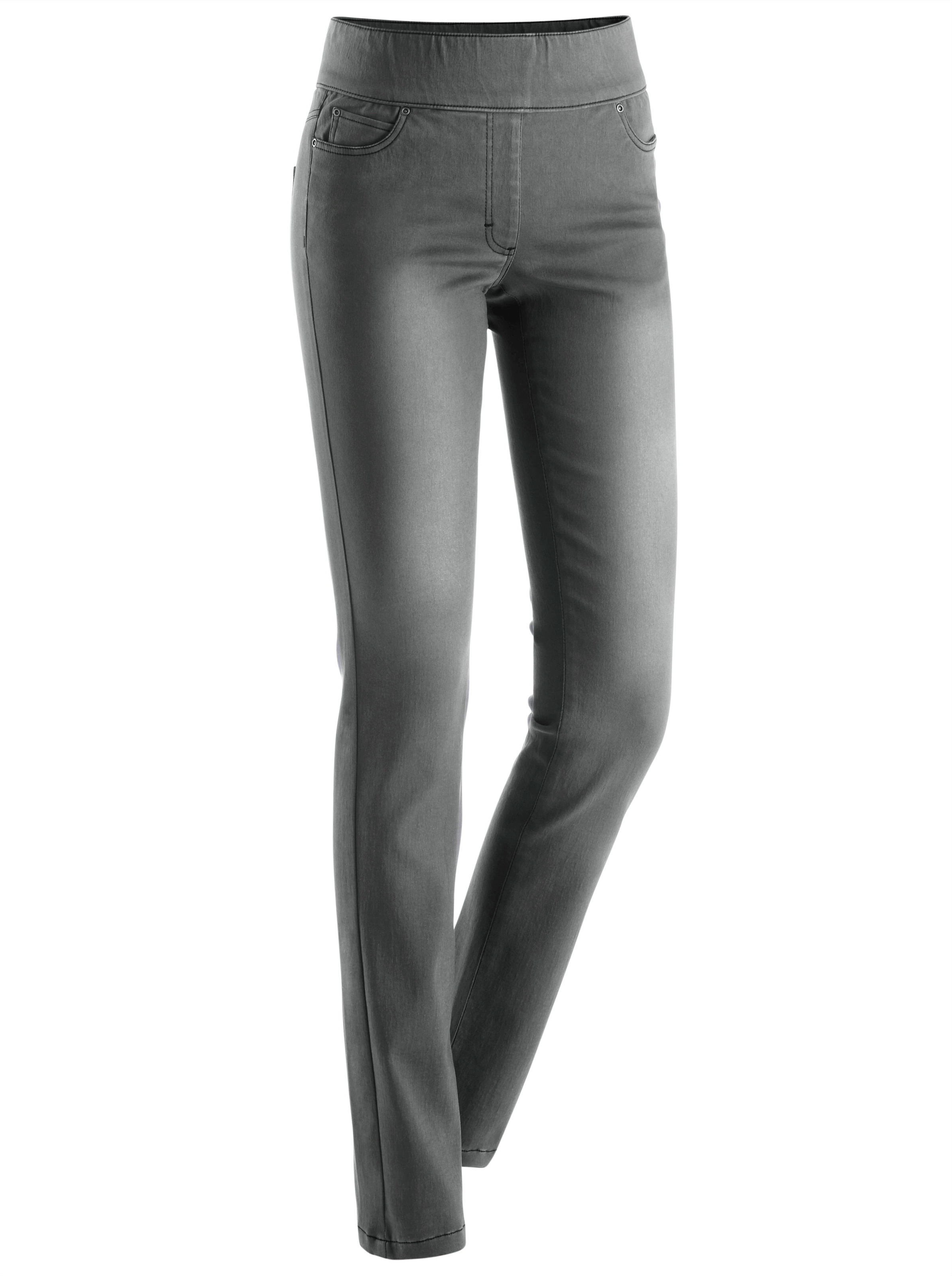 5-Pocket-Jeans in grey-denim