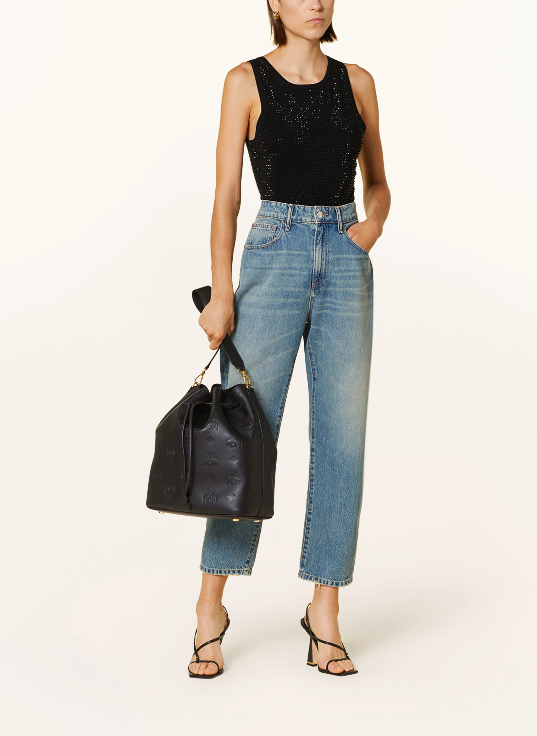 MCM Handtasche DESSAU mit Pouch