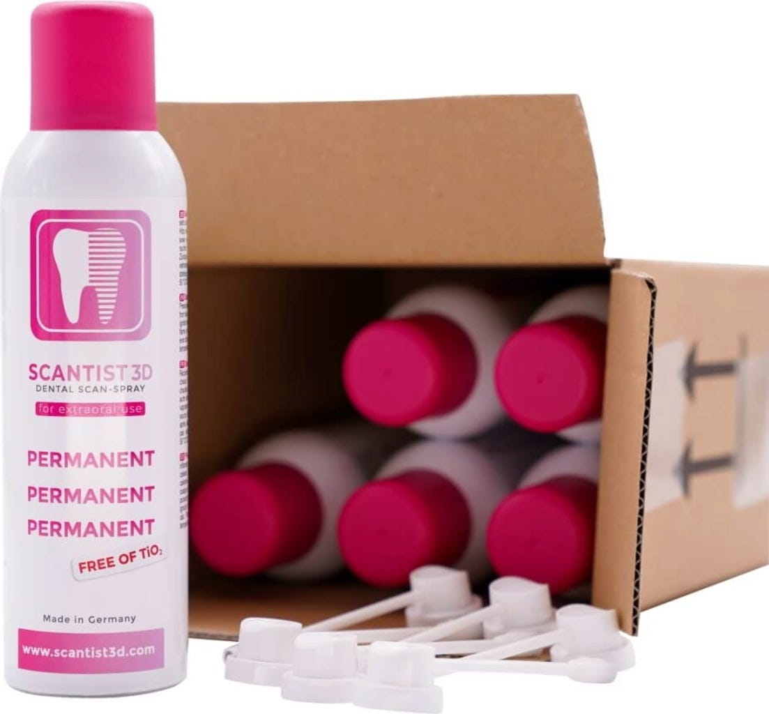 SCANTIST 3D  Permanent Spray, 200 ml    Dental Scan-Spray für extraorale Anwendung