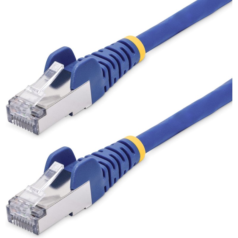 StarTech.com Câble Ethernet CAT8 Bleu de 2m, RJ45 Snagless, 25G/40G, 2000MHz, 100W PoE++, S/FTP, Fil de Cuivre Pur 26AWG, LSZH, Cordon de Raccordement Réseau Blindé avec Serre-Câble, Testé par Fluke Channel