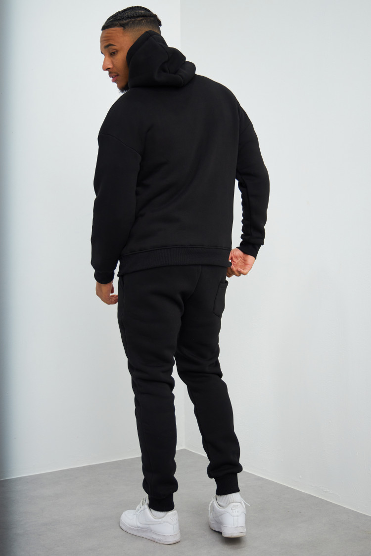 Ensemble sweat à capuche + jogging noir