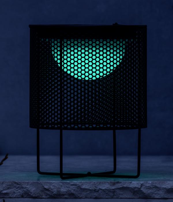 Dehner Solar-Laterne Heli, ca. Ø20/H26 cm