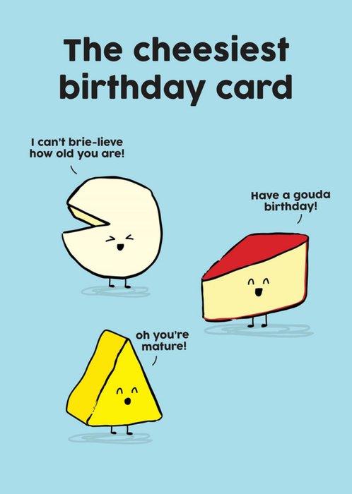 Scribbler | Verjaardagskaart | The cheesiest birthday card