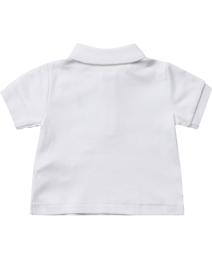 Polo Ralph Lauren INTERLOCK-BOY POLO-TP-KNT Hvid